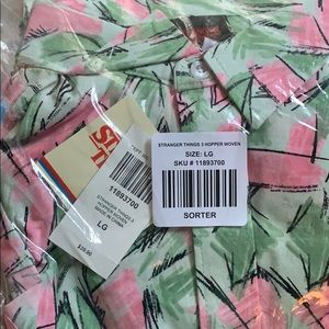 Brand new Stranger Things Hopper Hawaiian Shirt